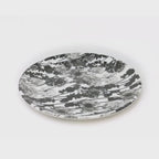 Grayscale Floral Garden Melamine Salad Plates, Set of 4