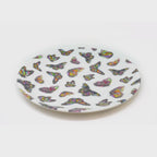 Butterflies Melamine Dinner Plates, Set of 4