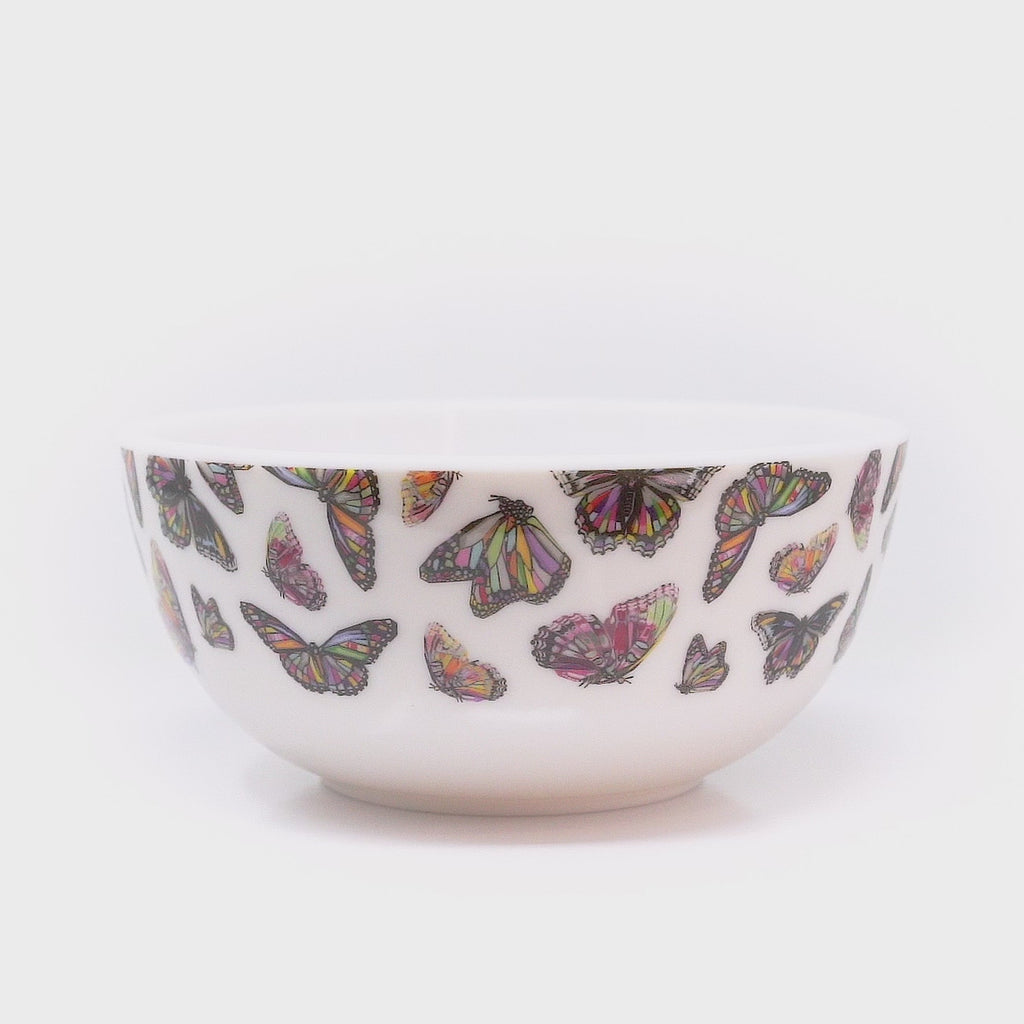 Butterflies Melamine Bowls, Set of 4
