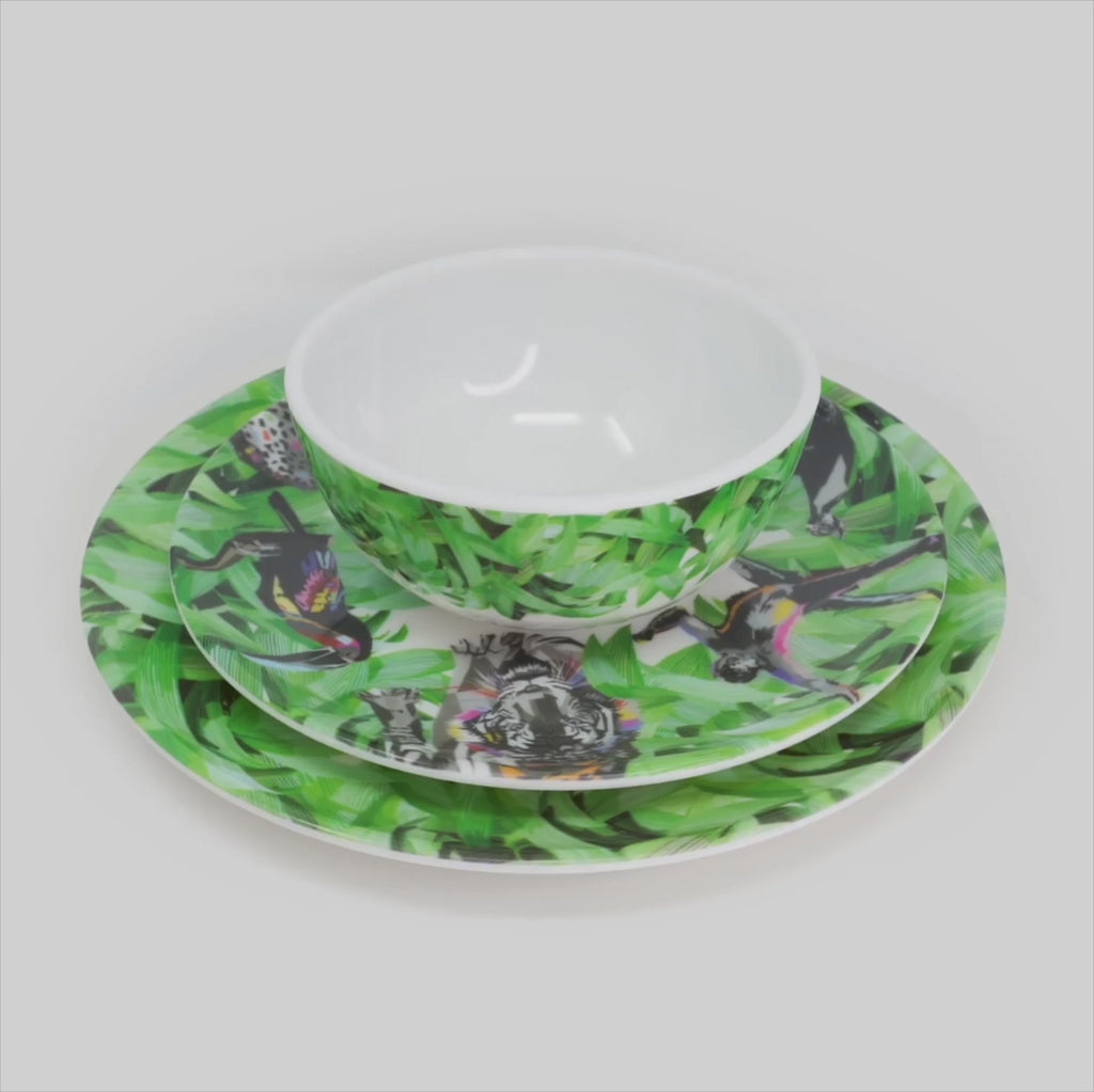 Pura Vida Melamine Starter Set, 12-Piece (Service for 4)