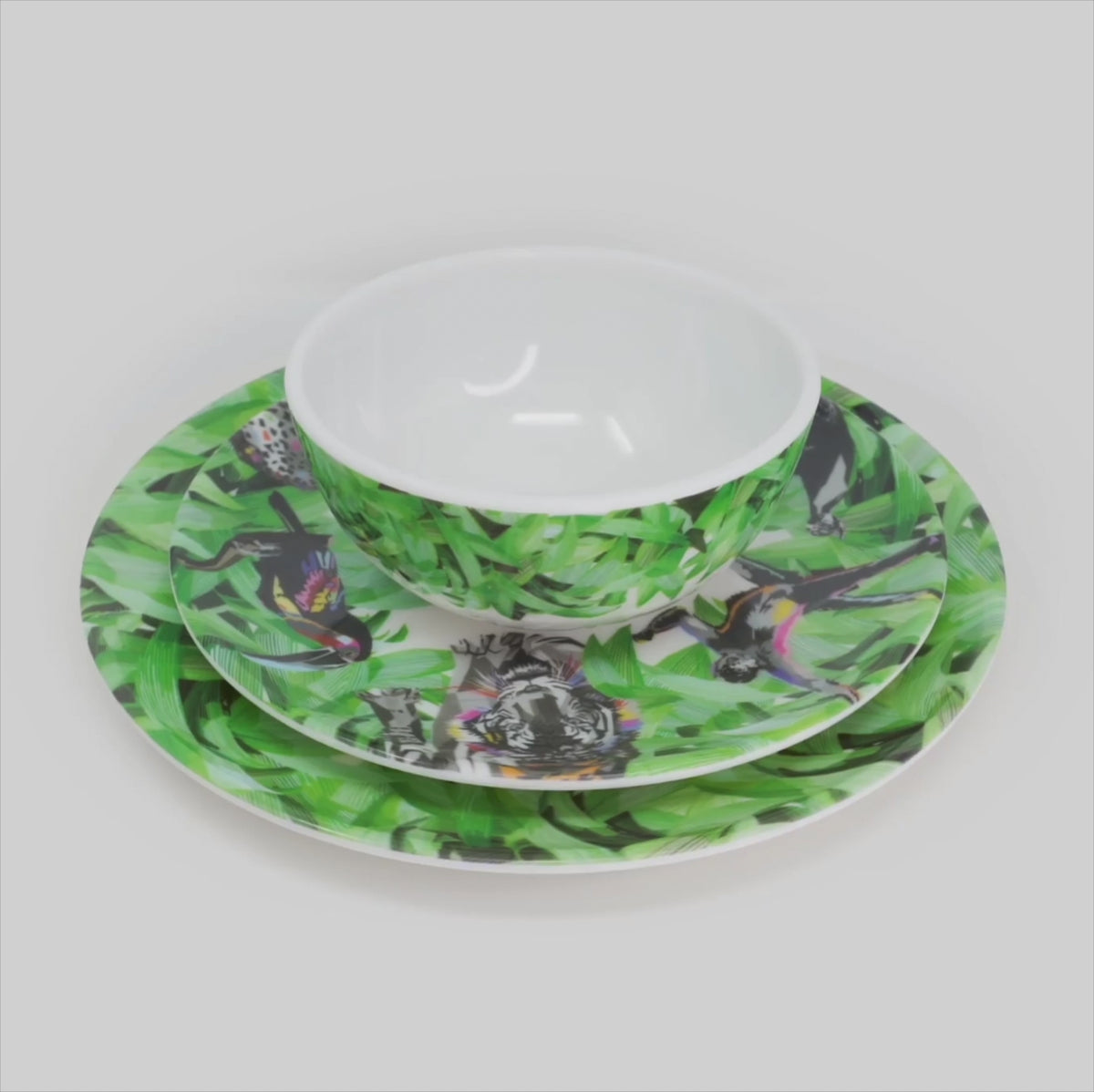 Pura Vida Melamine Starter Set, 12-Piece (Service for 4)