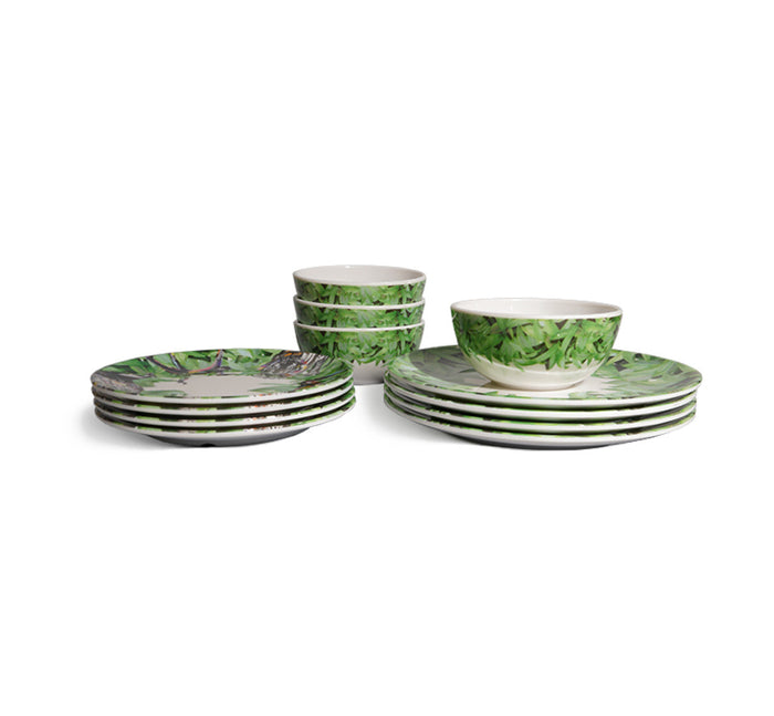 Pura Vida Melamine Starter Set, 12-Piece (Service for 4)