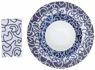 Navy Squiggly