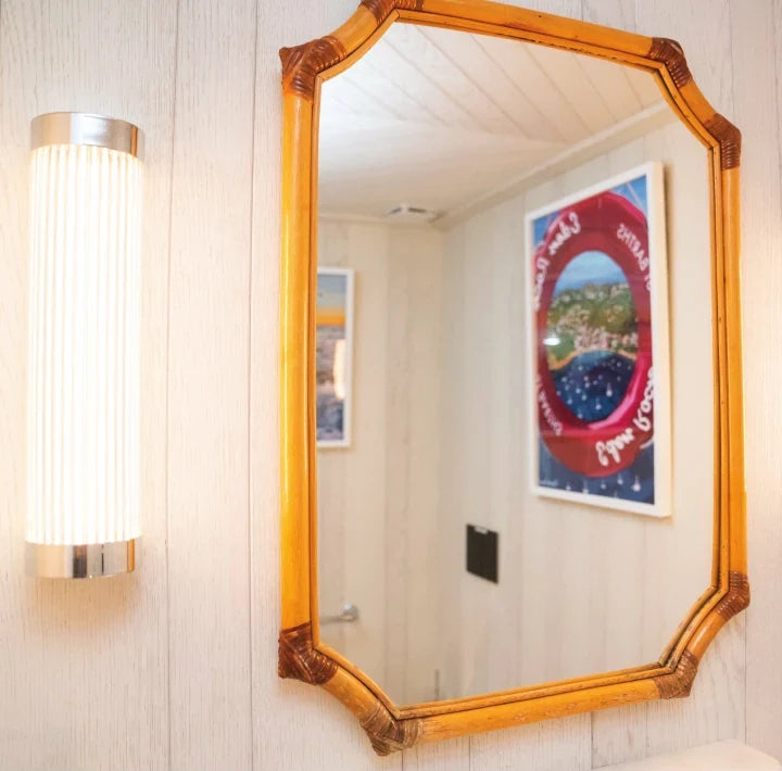 Eden Rock St Barths corridor with framed artwork