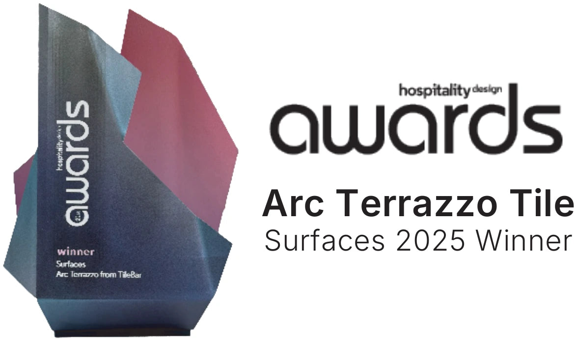 Hospitality Design Awards, Arc Terrazzo Tile, Surfaces 2025 Winner