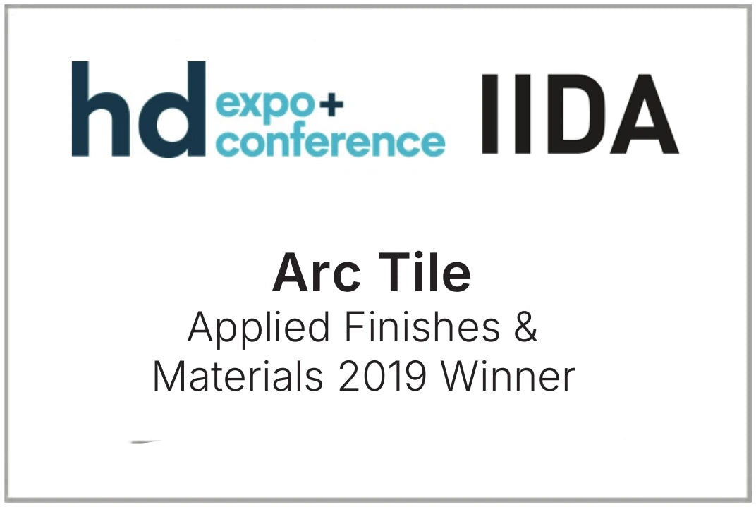 HD Expo and IIDA award, Arc Tile, Applied Finishes and Materials 2019 Winner
