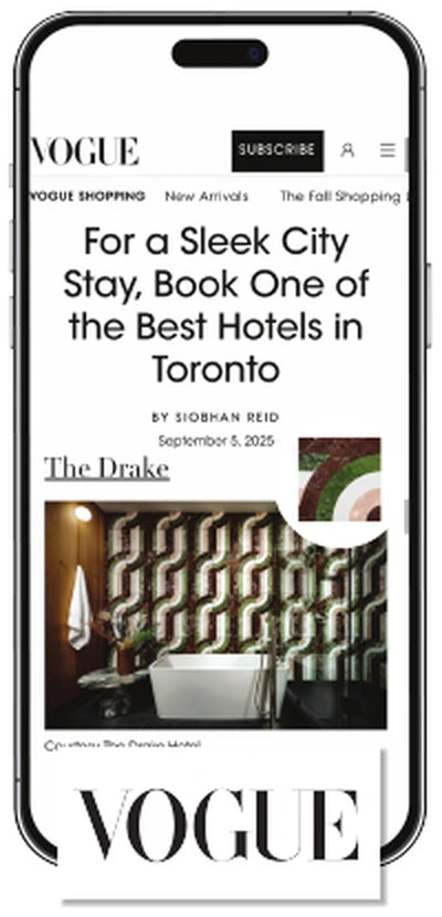 Vogue feature on The Drake Hotel