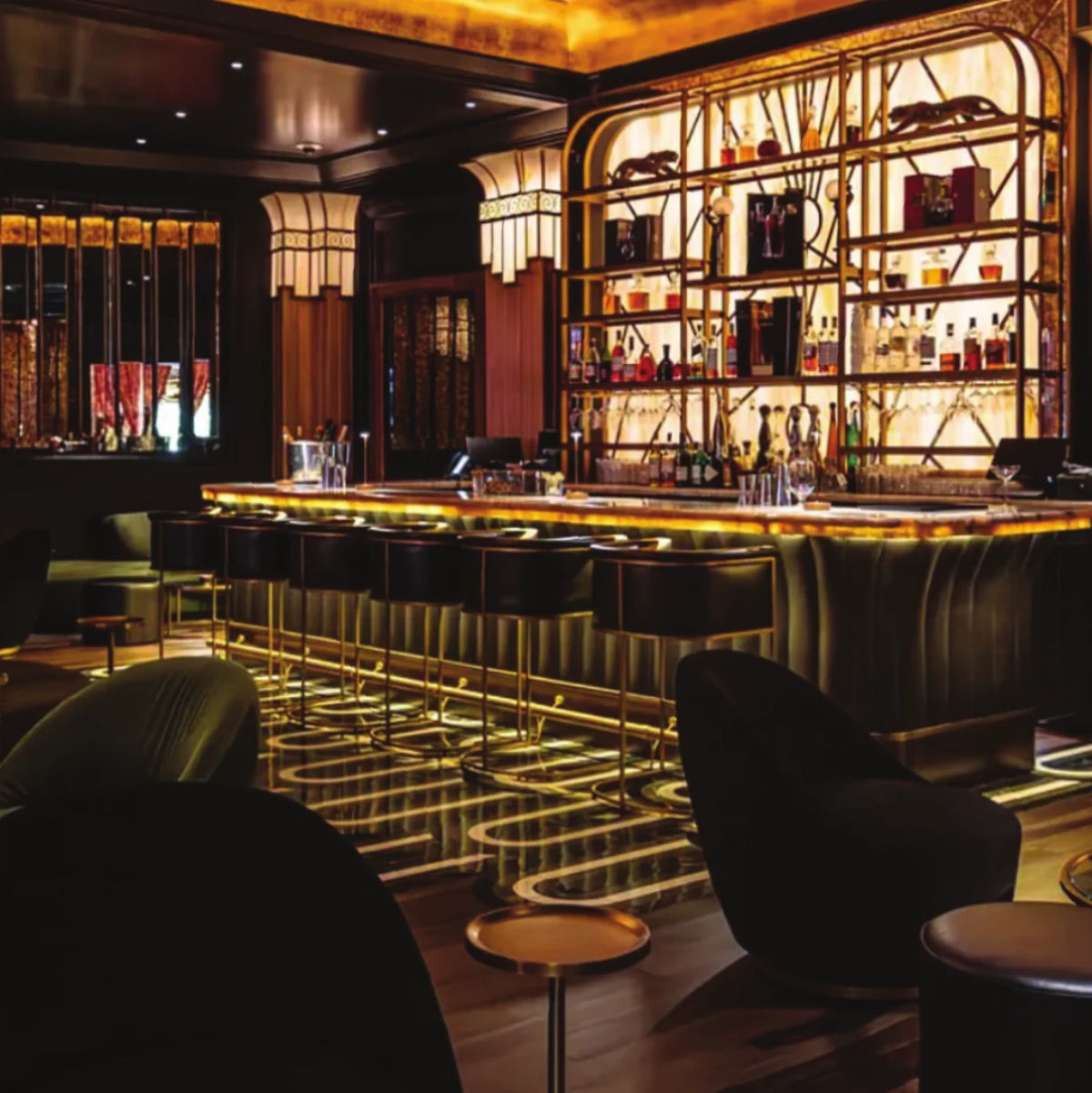 The Lynden Bar at Bahamar with Elizabeth Sutton tile