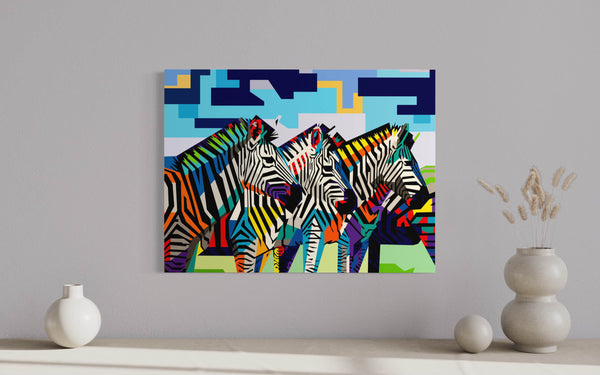 Print Triple Stripe Zebra