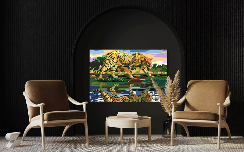 Print Feline Reflections