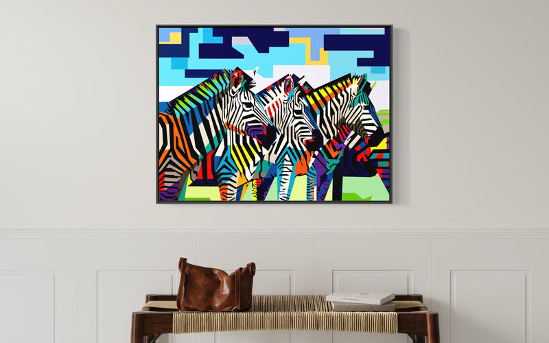 Print Triple Stripe Zebra