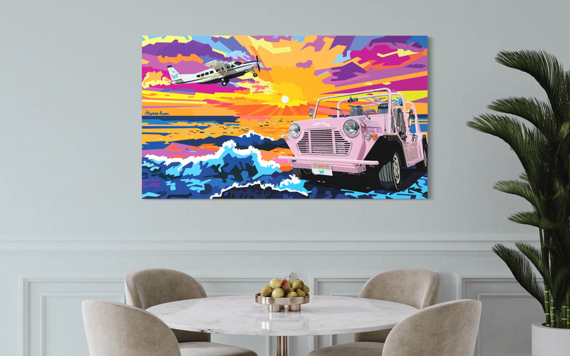 Print Moke Sunset