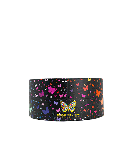 Leather Belt 3 Colorway Chevron Reversible