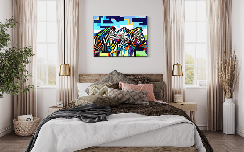 Print Triple Stripe Zebra