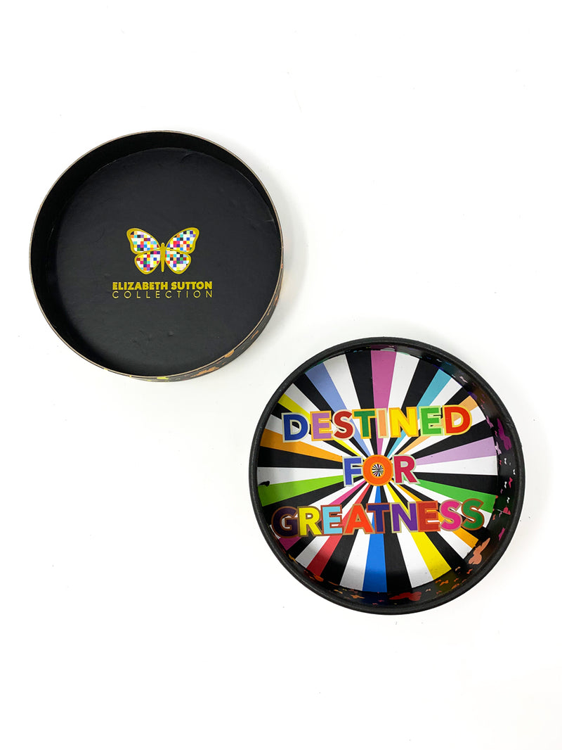 Leather Belt 4 Colorway Light Cream Chevron Reversible