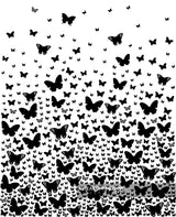 Black on White Butterfly