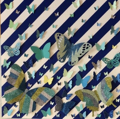 Blue Scale Butterflies