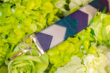 Bag Strap Chevron Plum Forest Cream
