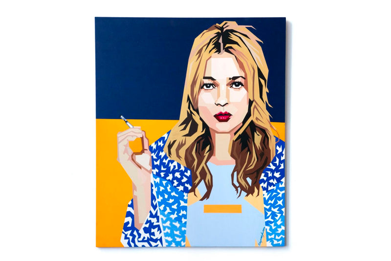Kate Moss 'Supreme' (Blue & Orange)