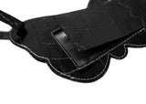 Luggage Tag Black Butterfly