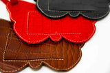 Luggage Tag Brown Butterfly