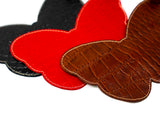 Luggage Tag Brown Butterfly