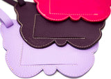 Luggage Tag Magenta Butterfly