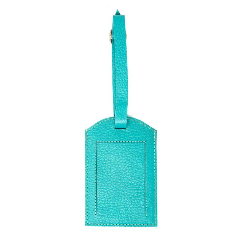 Luggage Tag Teal, White And Red