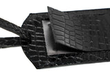 Luggage Tag Black Croc Men’s