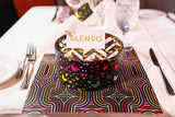 Table Placemats Keep it Moving - Black