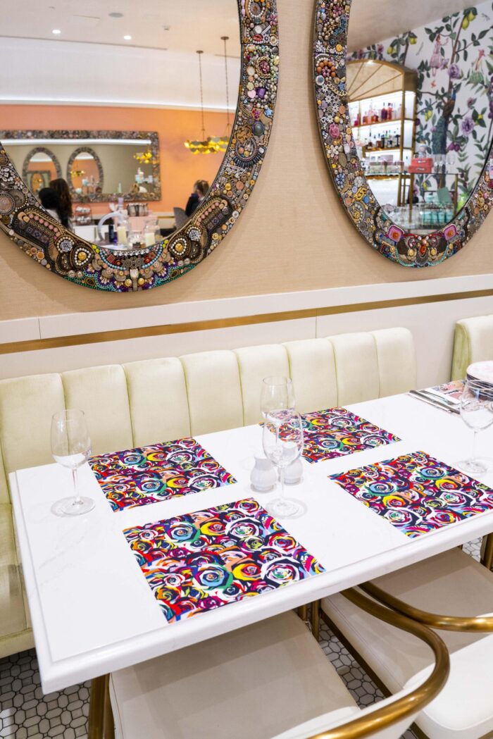 Table Placemats Buy Yourself Roses - Rainbow