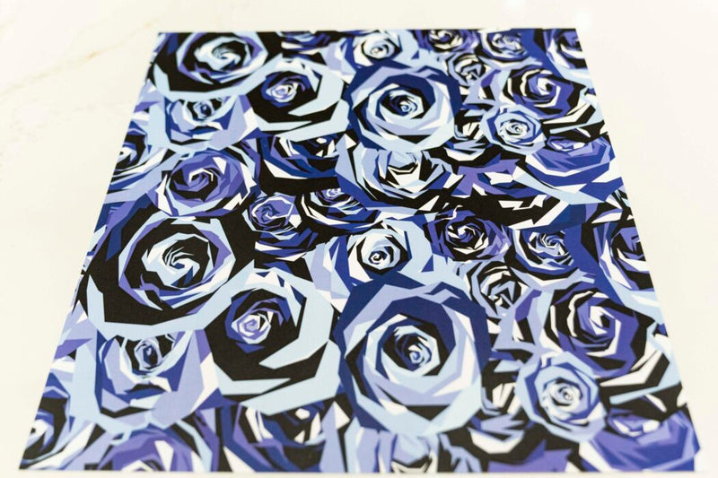 Table Placemats Buy Yourself Roses - Blue
