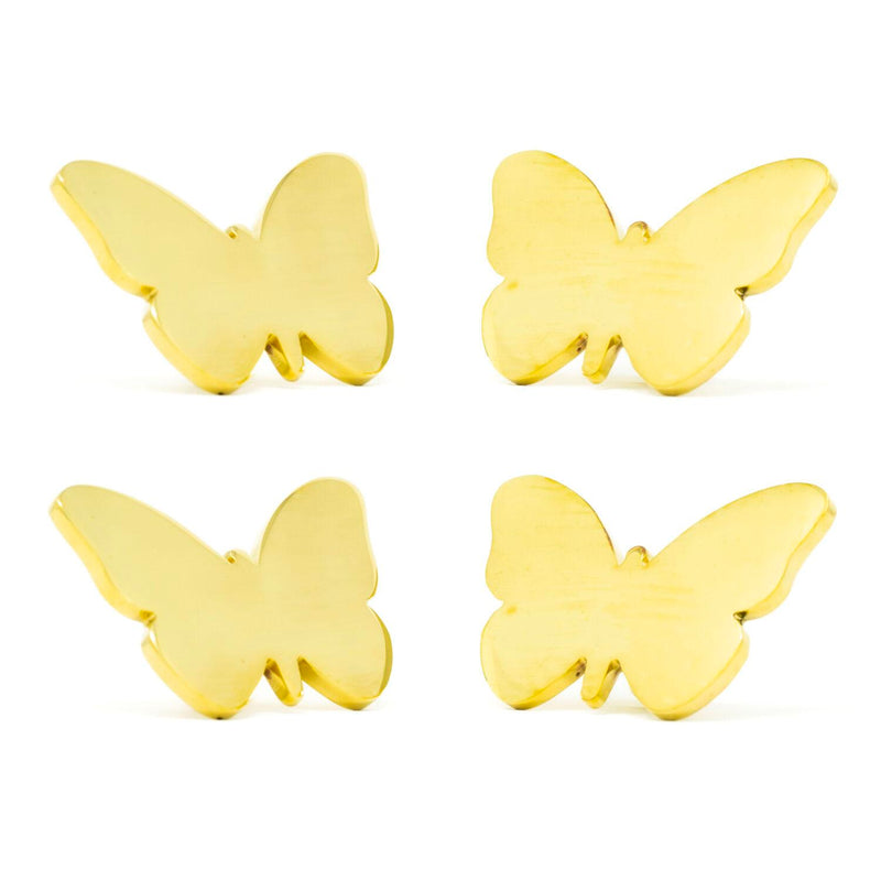 Drawer Pull Butterfly Gold