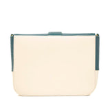Leather Bag Multicolor Cream & Forest