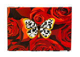 Clutch Purse Heart on Fire