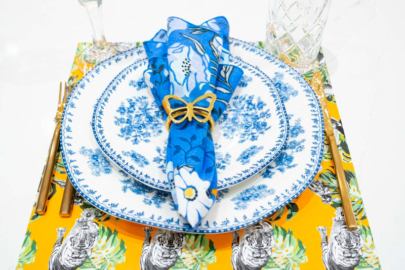 Table Placemats Jungle Look - Yellow