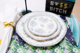 Table Placemats Jungle Look - Navy