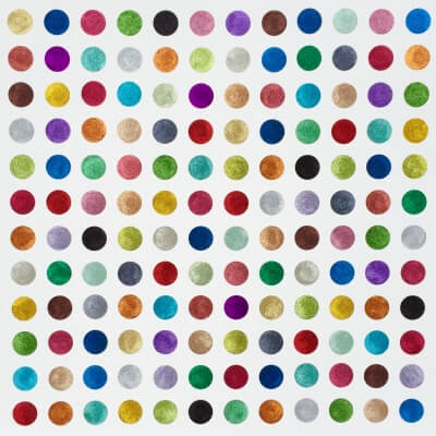 Glitter Dot (White)