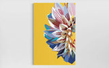 Print Dahlia Flower