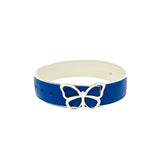 Leather Belt Cream & Navy Reversible