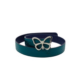 The Solid Reversible Leather Belt is Beautifully Classy and Stylishly Simple, Made to Match Every Outfit. Elizabeth Sutton Collection.