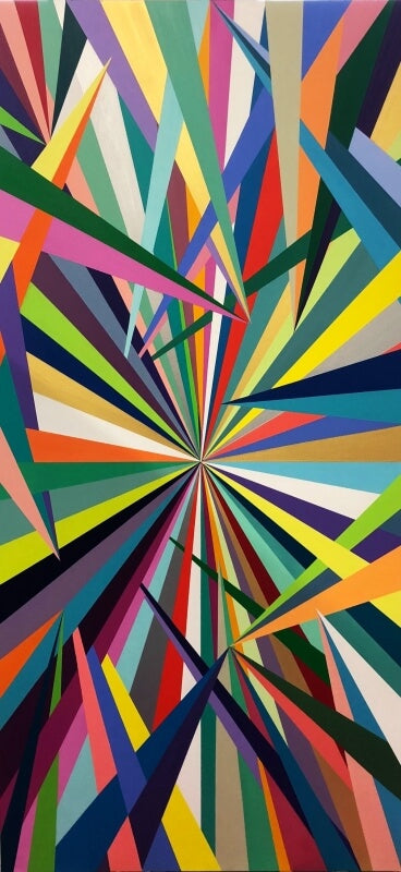 Multicolor Broken Starburst