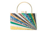 Clutch Purse Neutral Starburst