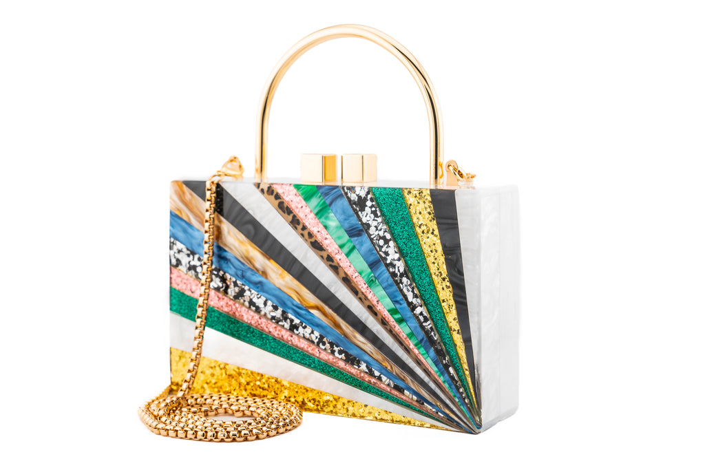 Neutral clutch purse 2025