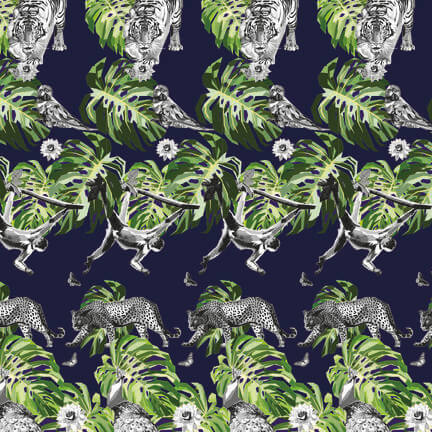 Get ready for the jungle attack with these table placemats. Great kitchen placemats to make your dinner table stand out.