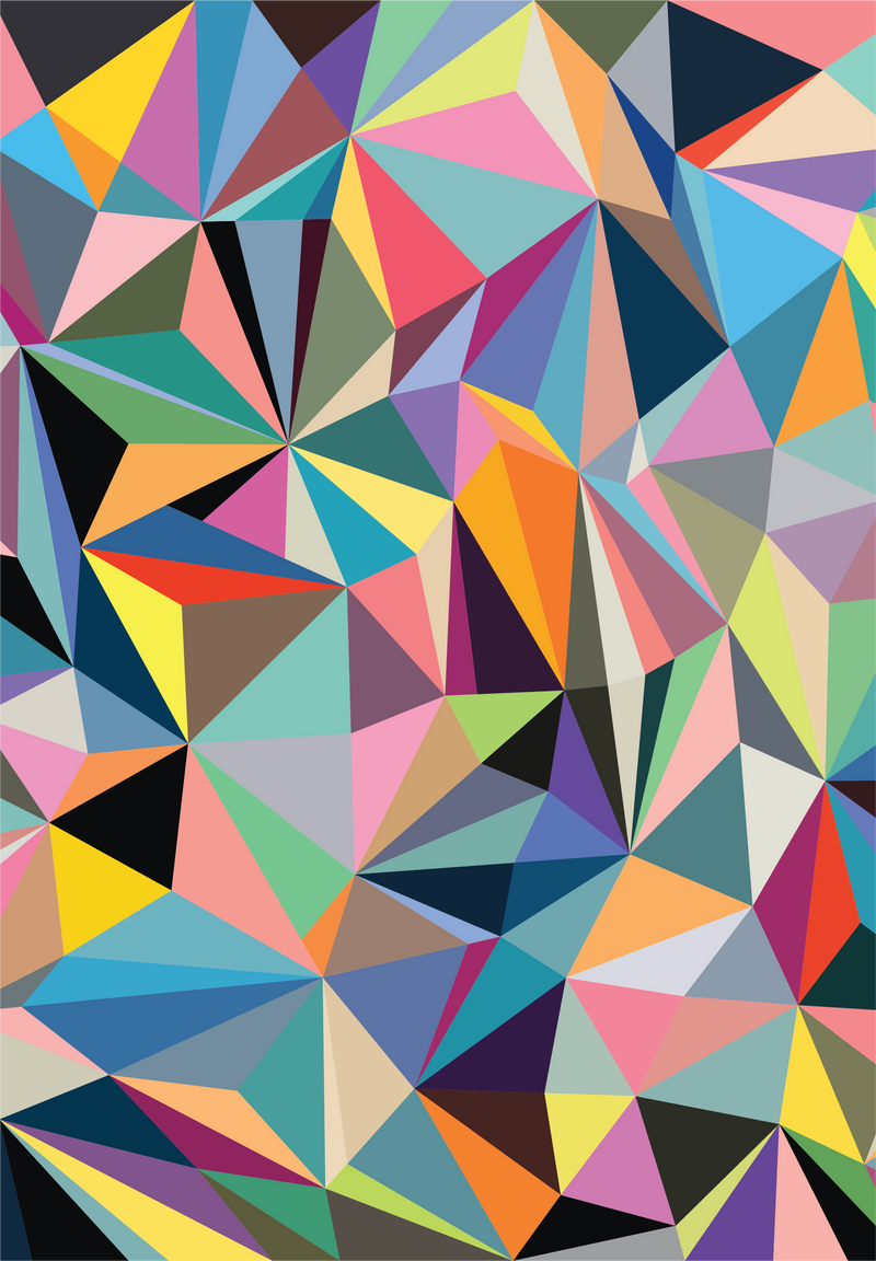 Pastel Triangles