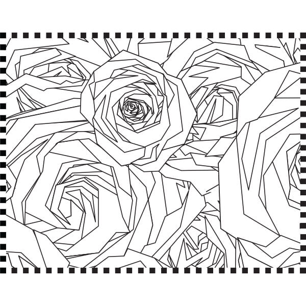 Buy Yourself Roses Coloring Book. These Are The Outlines of Some of the Elizabeth's Most Famous Artworks Made Into Coloring Book.