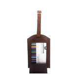 Luggage Tag Brown Croc Embossed Men’s