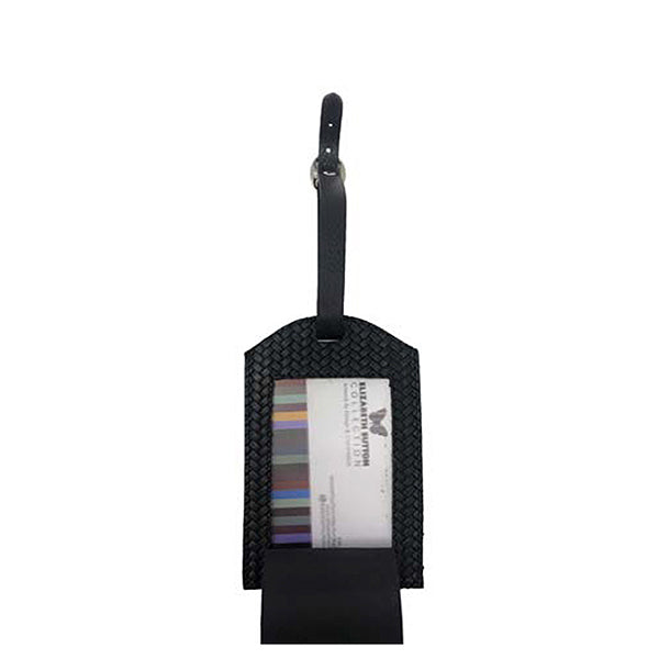 Luggage Tag Black Weave Men’s