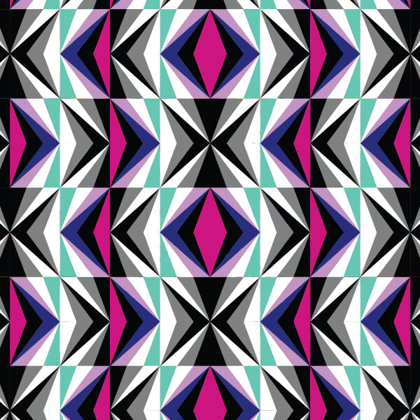 Get lost with these geometric symmetry table placemats. Great kitchen placemats to make your dinner table stand out.